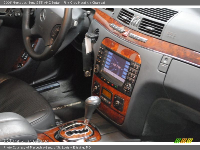 Flint Grey Metallic / Charcoal 2006 Mercedes-Benz S 55 AMG Sedan
