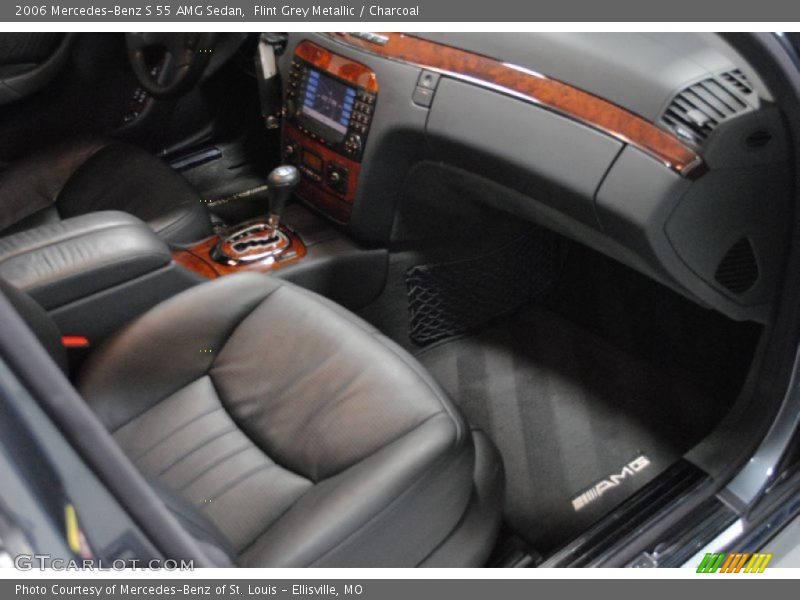 Flint Grey Metallic / Charcoal 2006 Mercedes-Benz S 55 AMG Sedan