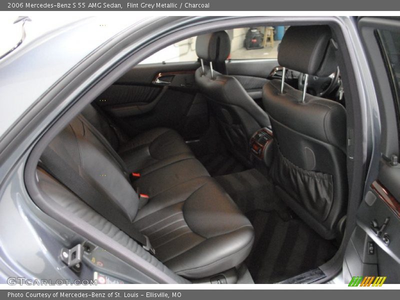 Flint Grey Metallic / Charcoal 2006 Mercedes-Benz S 55 AMG Sedan