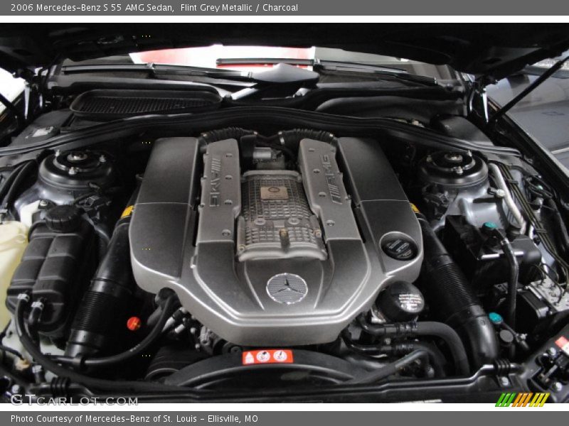  2006 S 55 AMG Sedan Engine - 5.5 Liter Supercharged AMG SOHC 24-Valve V8