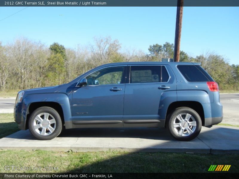 Steel Blue Metallic / Light Titanium 2012 GMC Terrain SLE
