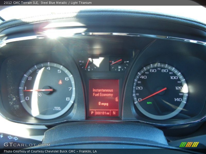 Steel Blue Metallic / Light Titanium 2012 GMC Terrain SLE