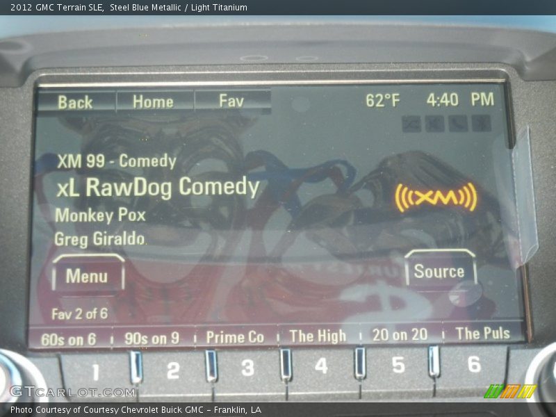 Steel Blue Metallic / Light Titanium 2012 GMC Terrain SLE