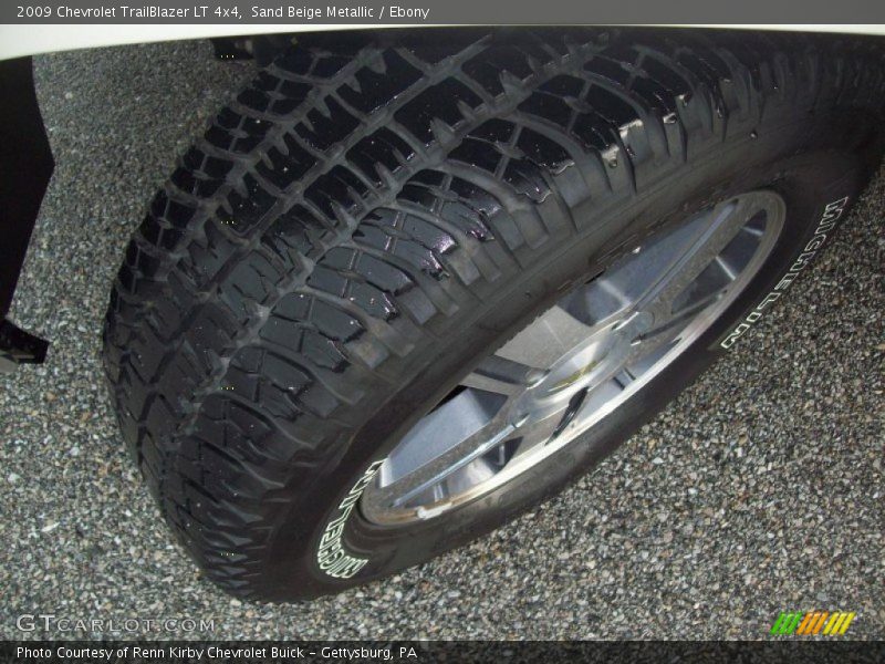 Sand Beige Metallic / Ebony 2009 Chevrolet TrailBlazer LT 4x4