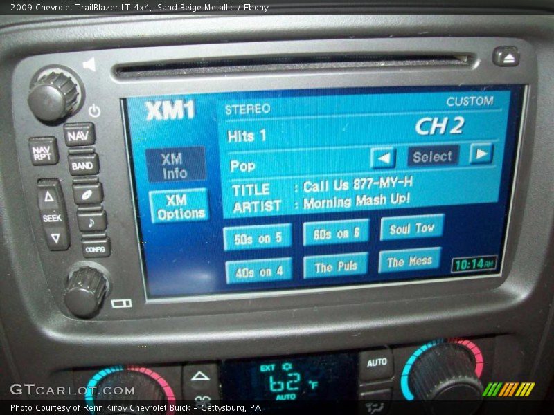 Sand Beige Metallic / Ebony 2009 Chevrolet TrailBlazer LT 4x4