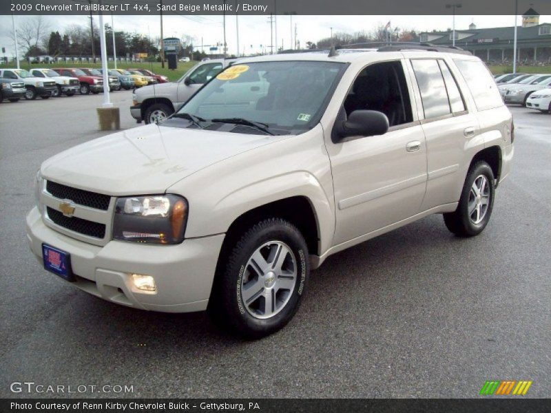 Sand Beige Metallic / Ebony 2009 Chevrolet TrailBlazer LT 4x4