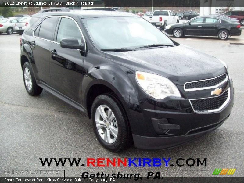 Black / Jet Black 2012 Chevrolet Equinox LT AWD