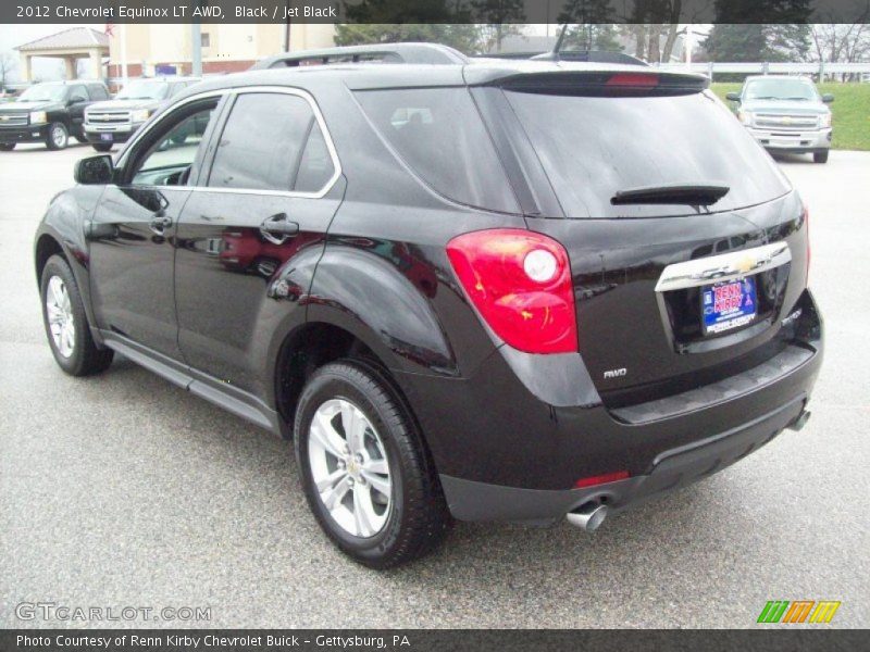 Black / Jet Black 2012 Chevrolet Equinox LT AWD