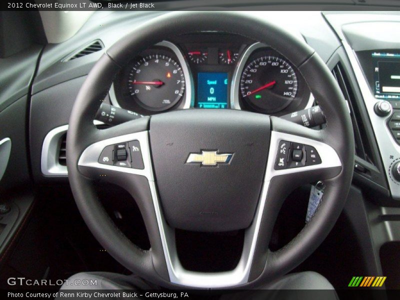 Black / Jet Black 2012 Chevrolet Equinox LT AWD
