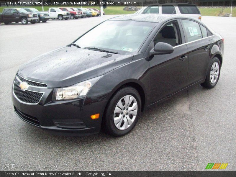 Black Granite Metallic / Jet Black/Medium Titanium 2012 Chevrolet Cruze LS