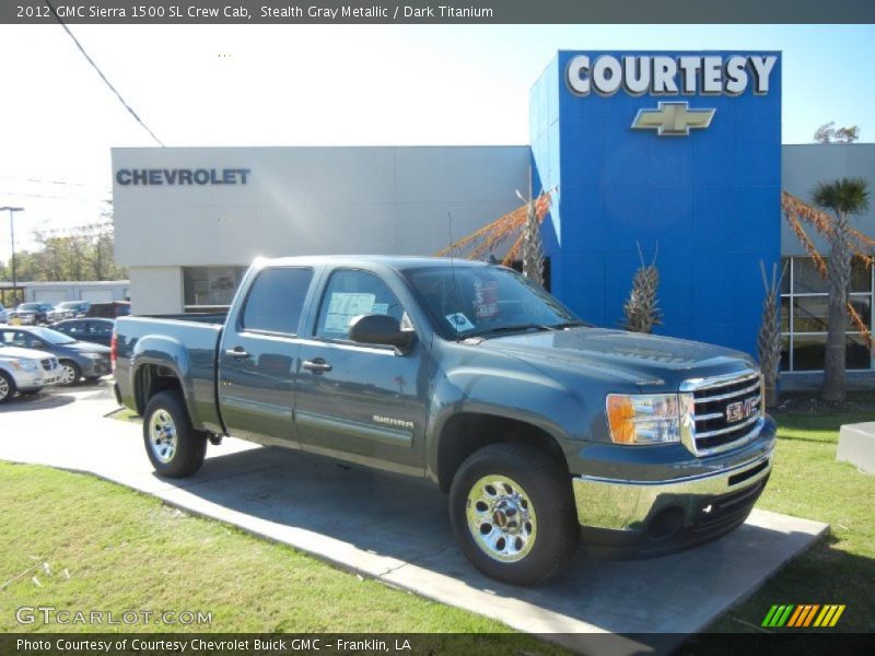 Stealth Gray Metallic / Dark Titanium 2012 GMC Sierra 1500 SL Crew Cab