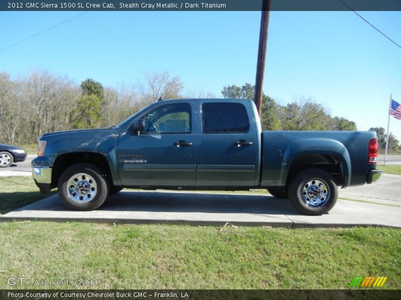 Stealth Gray Metallic / Dark Titanium 2012 GMC Sierra 1500 SL Crew Cab