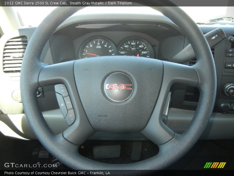Stealth Gray Metallic / Dark Titanium 2012 GMC Sierra 1500 SL Crew Cab