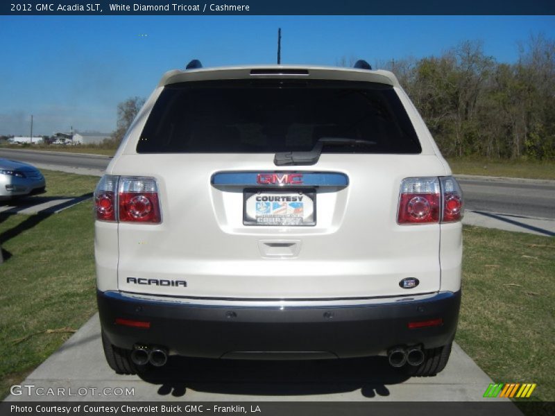 White Diamond Tricoat / Cashmere 2012 GMC Acadia SLT