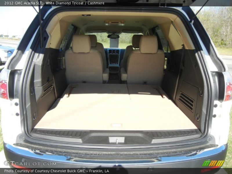 White Diamond Tricoat / Cashmere 2012 GMC Acadia SLT