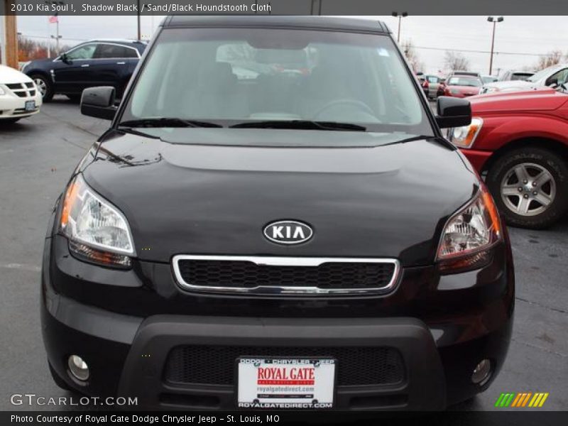 Shadow Black / Sand/Black Houndstooth Cloth 2010 Kia Soul !