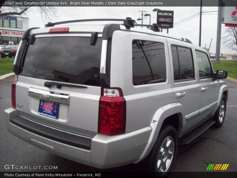 Bright Silver Metallic / Dark Slate Gray/Light Graystone 2007 Jeep Commander Limited 4x4