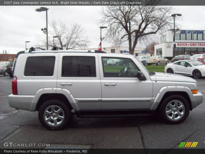 Bright Silver Metallic / Dark Slate Gray/Light Graystone 2007 Jeep Commander Limited 4x4