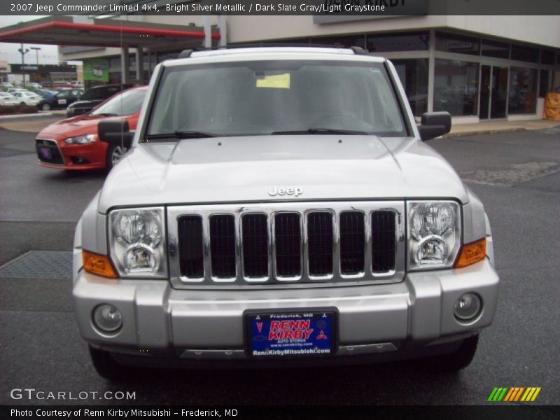 Bright Silver Metallic / Dark Slate Gray/Light Graystone 2007 Jeep Commander Limited 4x4