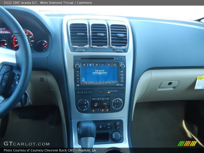White Diamond Tricoat / Cashmere 2012 GMC Acadia SLT