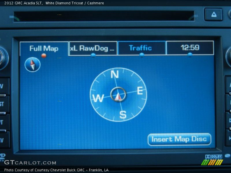 White Diamond Tricoat / Cashmere 2012 GMC Acadia SLT