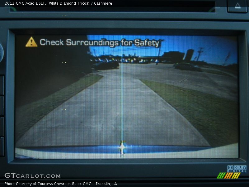 White Diamond Tricoat / Cashmere 2012 GMC Acadia SLT