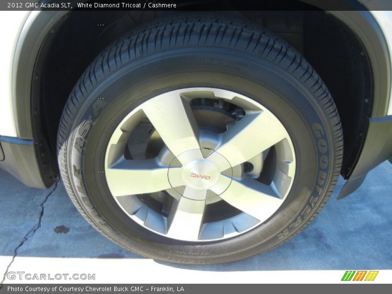 White Diamond Tricoat / Cashmere 2012 GMC Acadia SLT