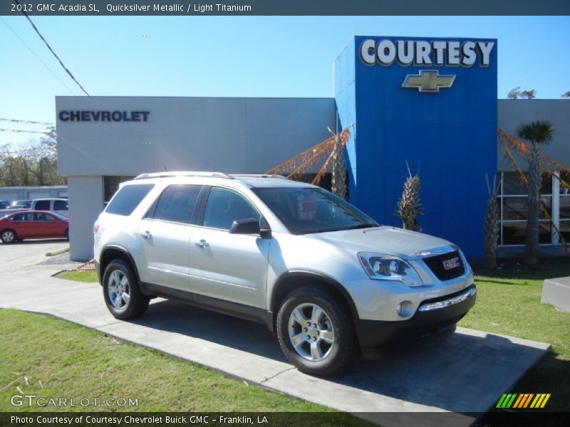 Quicksilver Metallic / Light Titanium 2012 GMC Acadia SL