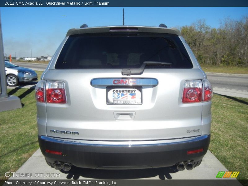Quicksilver Metallic / Light Titanium 2012 GMC Acadia SL