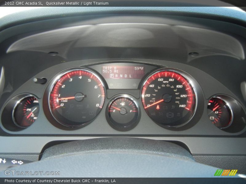 Quicksilver Metallic / Light Titanium 2012 GMC Acadia SL