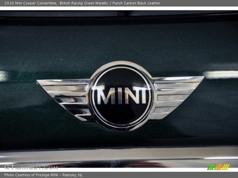 British Racing Green Metallic / Punch Carbon Black Leather 2010 Mini Cooper Convertible