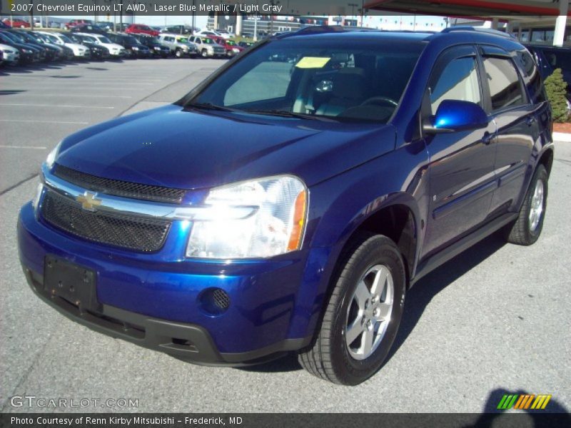 Laser Blue Metallic / Light Gray 2007 Chevrolet Equinox LT AWD