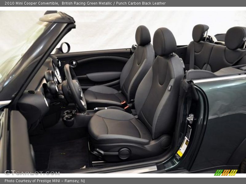 British Racing Green Metallic / Punch Carbon Black Leather 2010 Mini Cooper Convertible