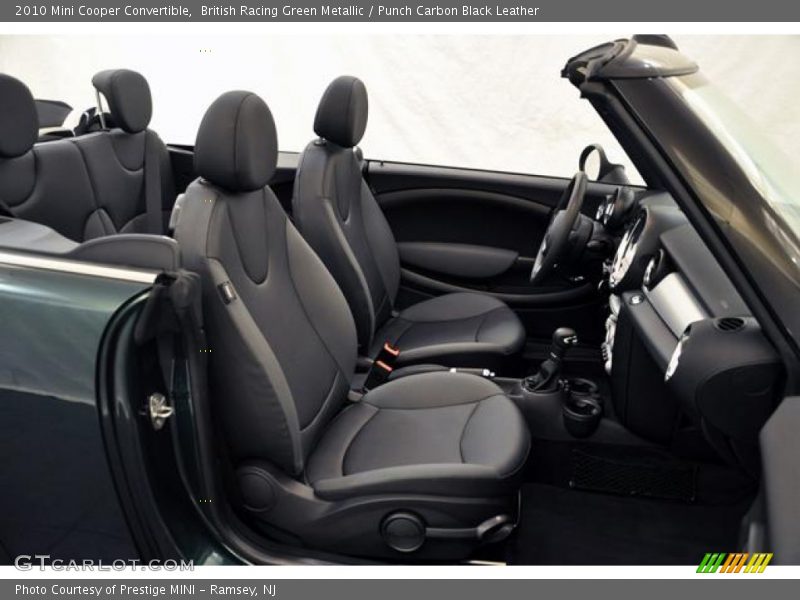 British Racing Green Metallic / Punch Carbon Black Leather 2010 Mini Cooper Convertible