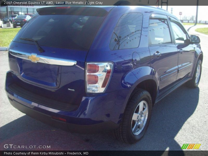 Laser Blue Metallic / Light Gray 2007 Chevrolet Equinox LT AWD