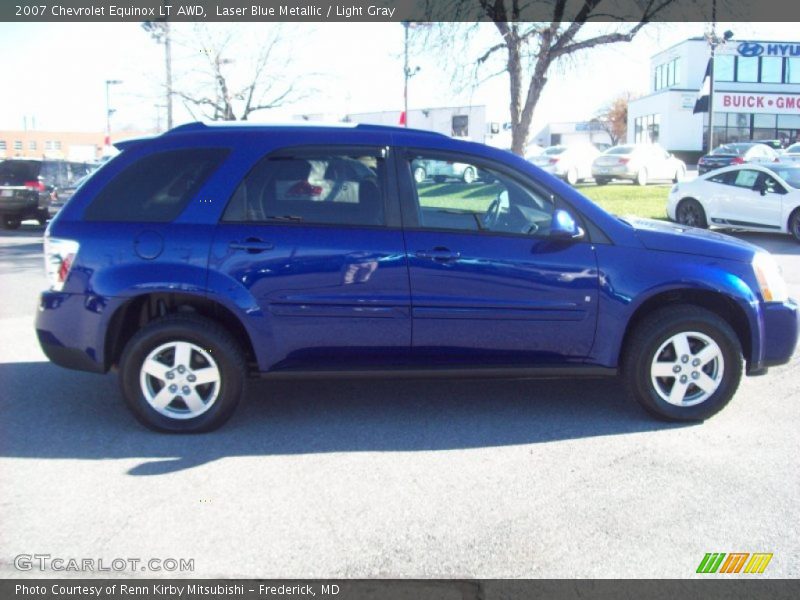 Laser Blue Metallic / Light Gray 2007 Chevrolet Equinox LT AWD