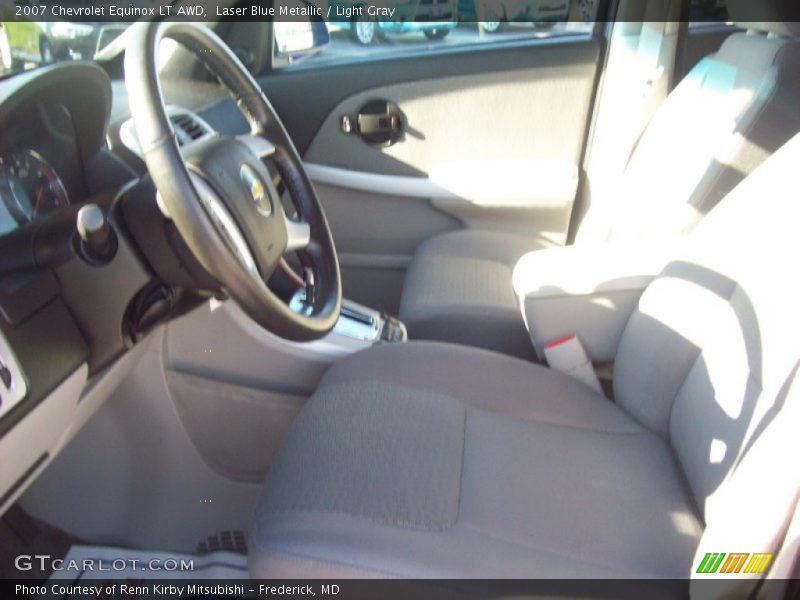 Laser Blue Metallic / Light Gray 2007 Chevrolet Equinox LT AWD