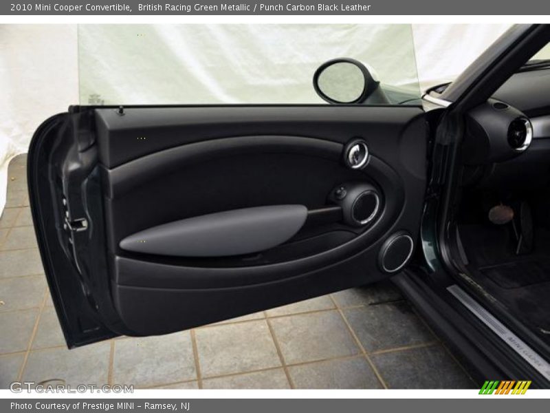 British Racing Green Metallic / Punch Carbon Black Leather 2010 Mini Cooper Convertible