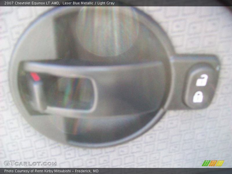 Laser Blue Metallic / Light Gray 2007 Chevrolet Equinox LT AWD