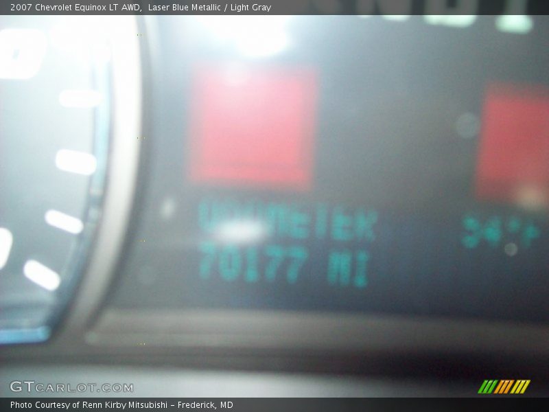 Laser Blue Metallic / Light Gray 2007 Chevrolet Equinox LT AWD