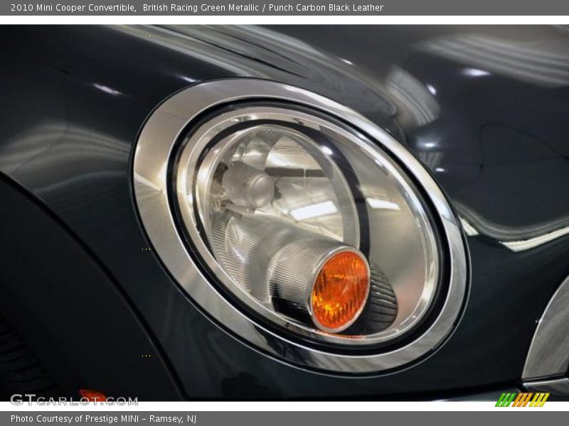 British Racing Green Metallic / Punch Carbon Black Leather 2010 Mini Cooper Convertible