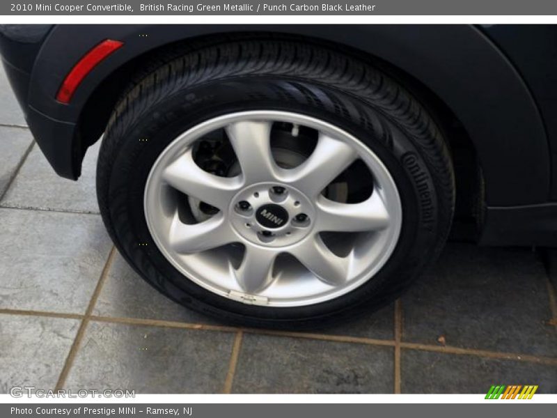 British Racing Green Metallic / Punch Carbon Black Leather 2010 Mini Cooper Convertible