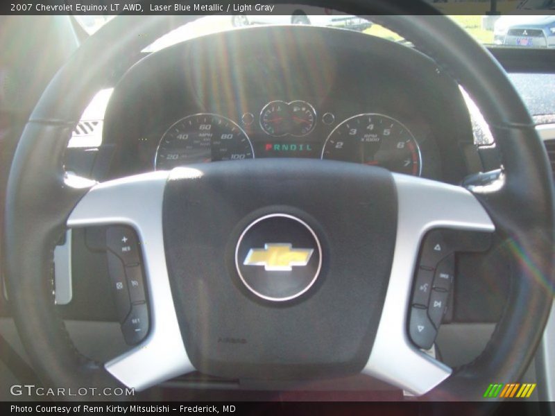 Laser Blue Metallic / Light Gray 2007 Chevrolet Equinox LT AWD