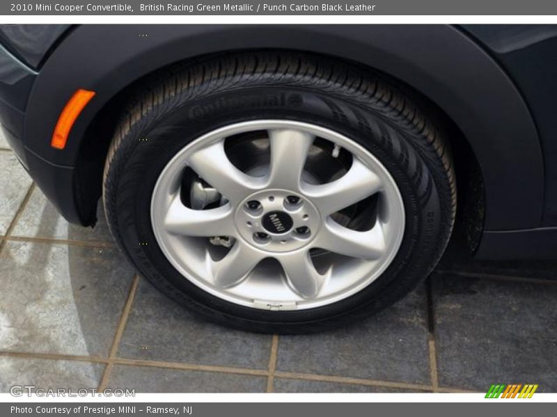 British Racing Green Metallic / Punch Carbon Black Leather 2010 Mini Cooper Convertible