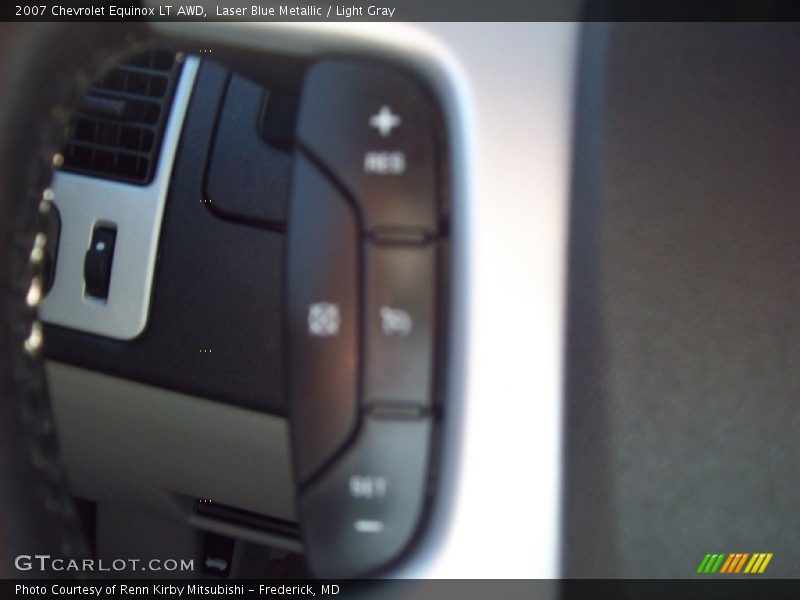 Laser Blue Metallic / Light Gray 2007 Chevrolet Equinox LT AWD