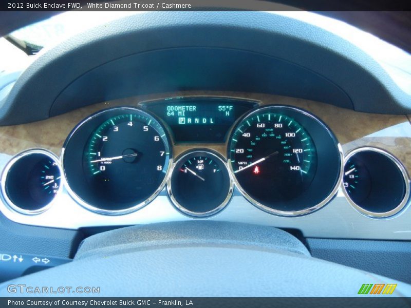 White Diamond Tricoat / Cashmere 2012 Buick Enclave FWD