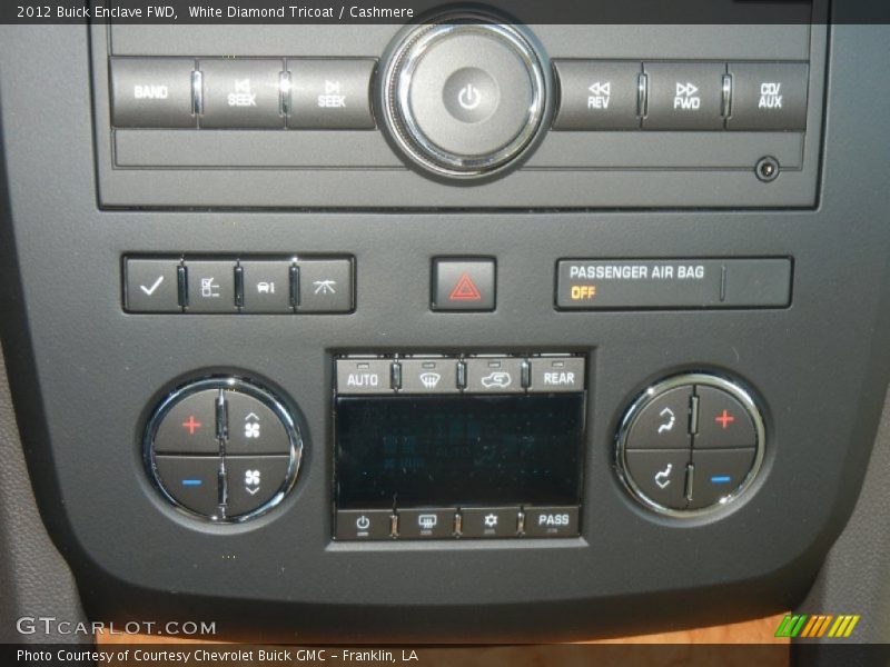 Controls of 2012 Enclave FWD