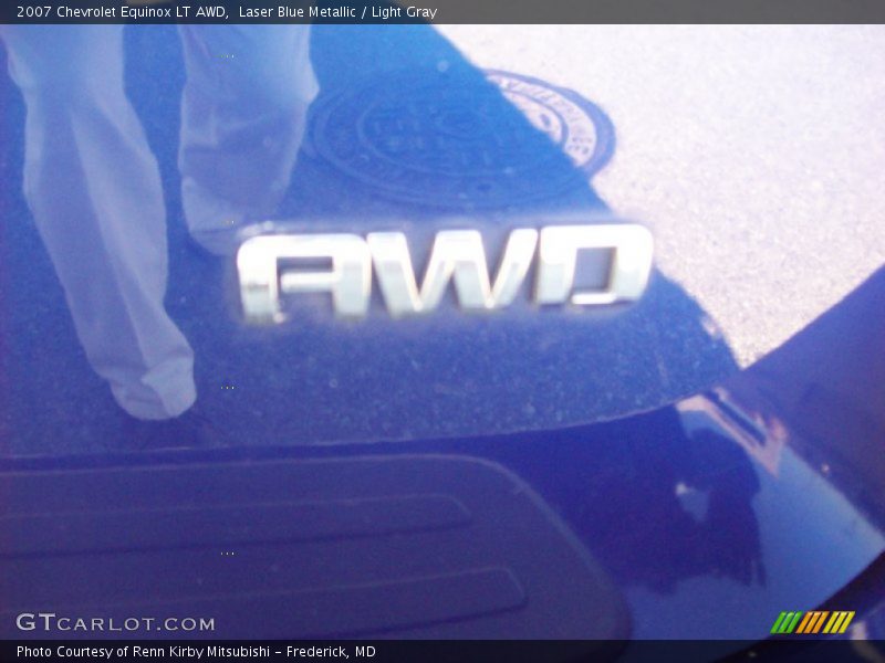 Laser Blue Metallic / Light Gray 2007 Chevrolet Equinox LT AWD