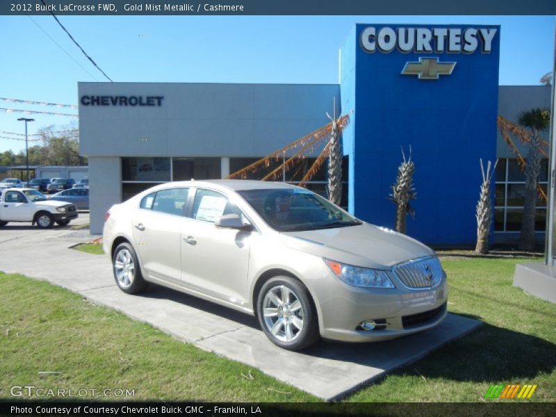 Gold Mist Metallic / Cashmere 2012 Buick LaCrosse FWD