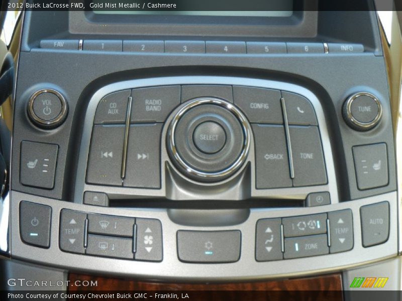 Controls of 2012 LaCrosse FWD